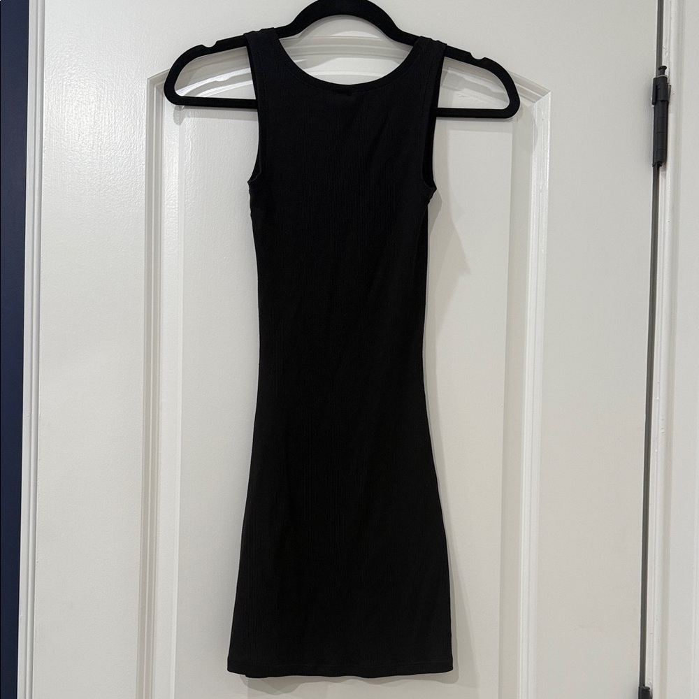 SKIMS Black Soft Lounge Onyx Mini Dress - Picture 6 of 6
